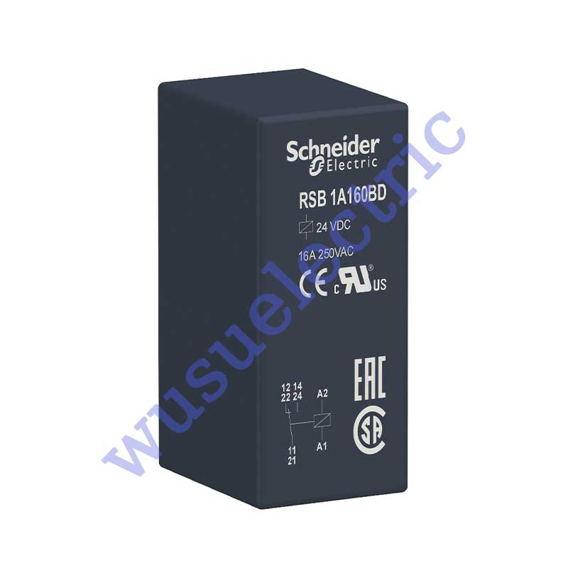 Schneider RSB1A160BD interface plug in relay