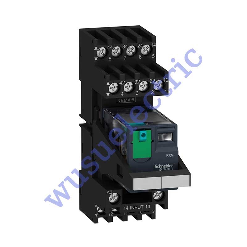 Schneider RXM4AB1BDPVM miniature plug in relay