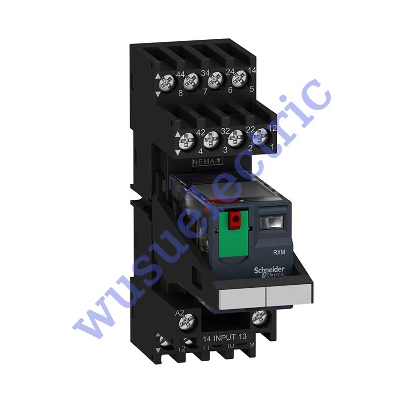 Schneider RXM4AB2B7PVM miniature plug in relay