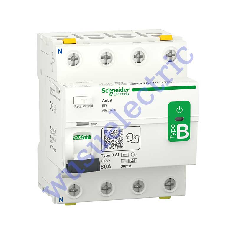 Schneider A9Z61480 Residual Current Circuit Breaker