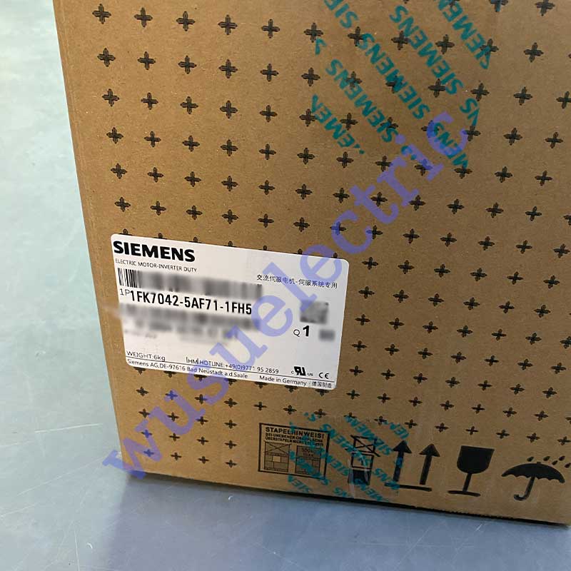 Siemens 1FK7042-5AF71-1FH5 compact synchronous servo motor