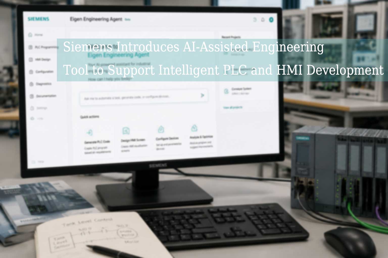 Siemens Introduces AI-Assisted Engineering Tool to Support Intelligent PLC and HMI Development
